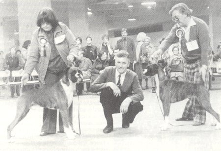 Crufts 1980 BOB Tyegarth Glenmorangie - Peter Perrett - CH Winuwuk Good Golly